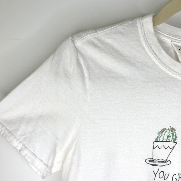 TOPSHOP You Grow Girl Cactus T-shirt By Tee & Cake Sz 4-6 - Picture 4 of 8